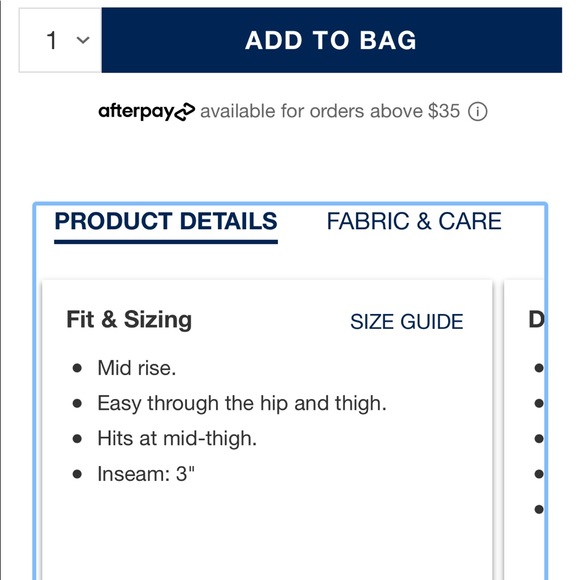 GAP 3'' Mid Rise Khaki Shorts with Washwell™ Striped Mid Rise Cotton - Picture 8 of 10